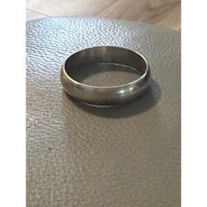 Vintage Sterling Silver 925 Wedding Band Size 13 Ring #588